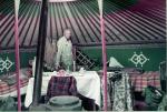 Inside the Yurt